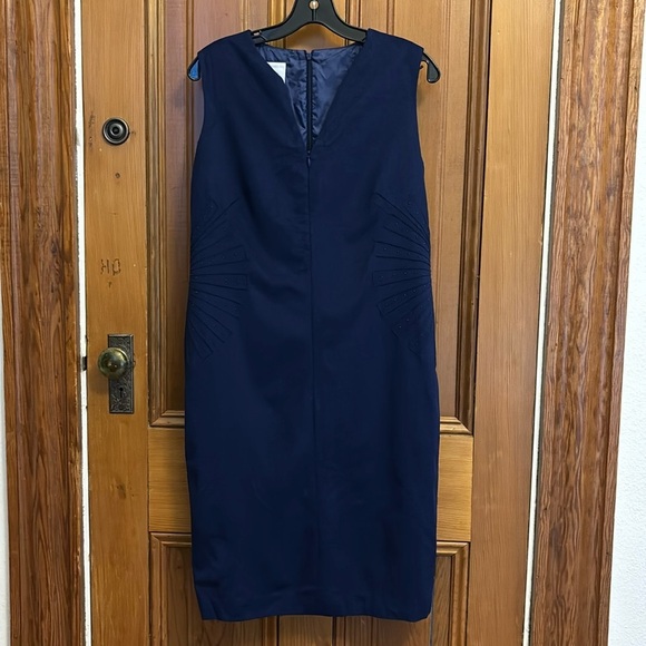 AKRIS PUNTO starburst angora/wool fully lined shift dress US 10 F 42 - Picture 1 of 8